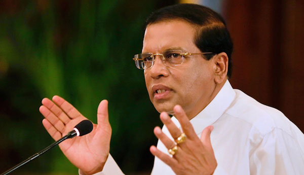 Sri Lankan President Called for United Action Against Terror
