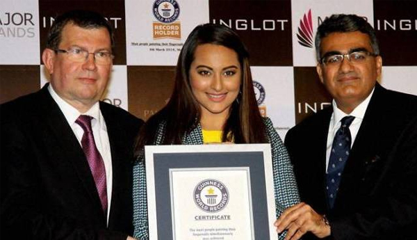 Sonakshi Sinha Took a Place in Guinness Book