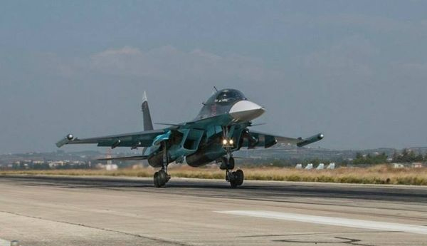 First Russian Plane leave From Syria