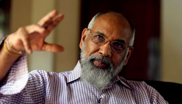 C.V Wigneswaran Admitted to  Hospital