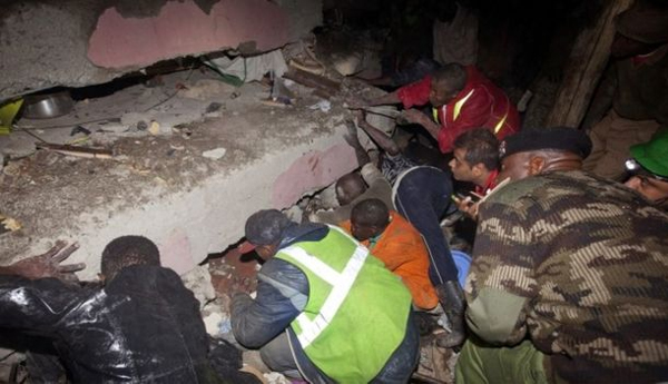 Six-storey Building Collapses in Nairobi, Kenya