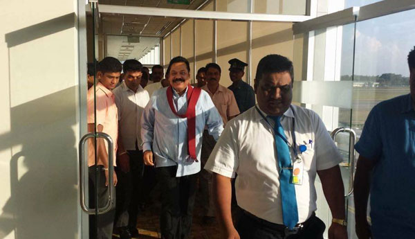 Mahinda Leaves for Thailand Today