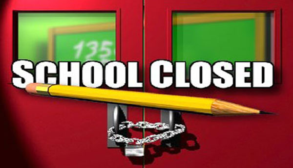 All Schools Closed Tomorrow
