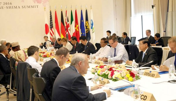 President Maithripala Sirisena  at G7