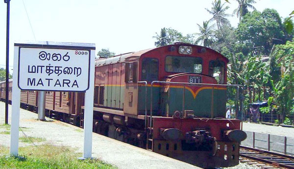 Train Service Between Galle-Matara Temporarily Blocked