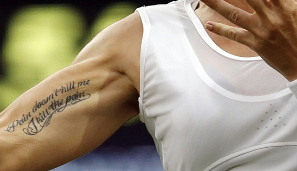 Laura Robson and other Tennis Stars Show off Their Considerable Collection of Body Art 