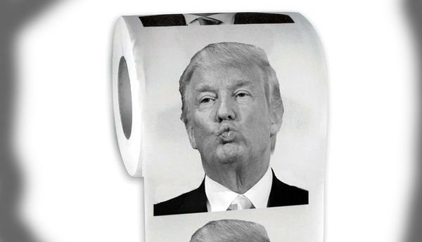 Donald Trump Appears on Toilet Papers