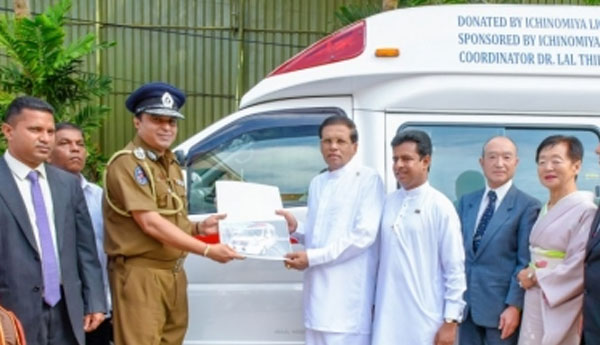 Japan- Sri Lanka Friendship Foundation Donates An Ambulance