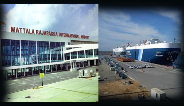 Hambantota Harbour & Mattala Airport Funding : China’s no to Equity Funding  But yes to Invest in Commercial Terms.