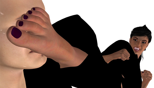 Kick on the Face Led the Victim Hospitalized?