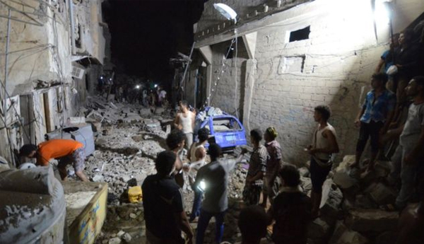 Saudi-led Coalition Air Strike Cost at least 19 Lies in Yemen