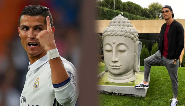 Real Madrid’s Cristiano Ronaldo Incurs Social Media Wrath Over Buddha Photo