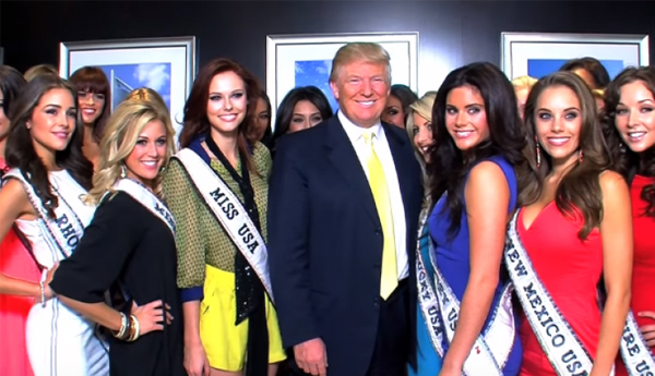 Donald trump, a Regular Visitor to Beauty Queen’s Dress Changing Room