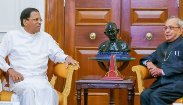 SL   President Meets Indian President