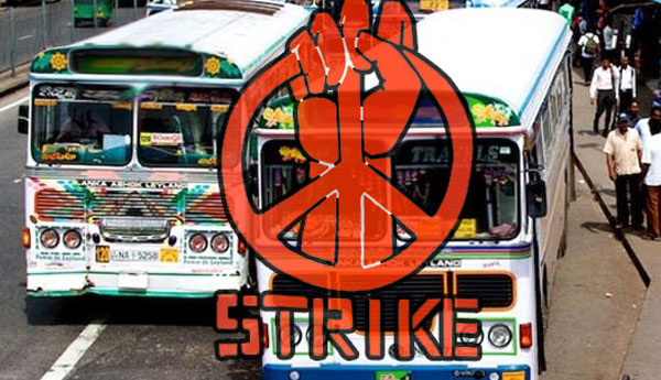 Private Bus Strike in Kandy
