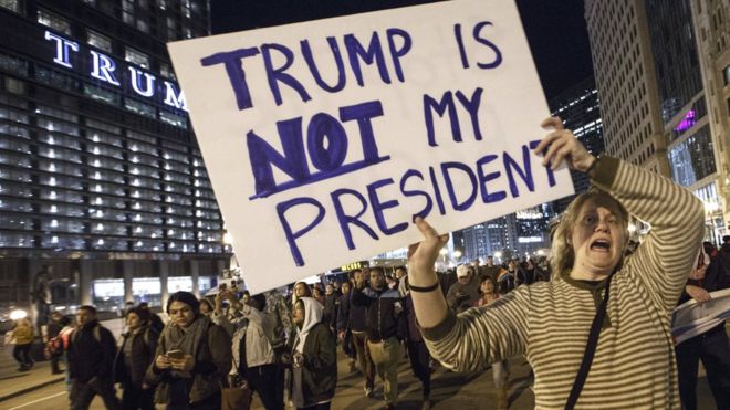 Donald Trump Election Win Sparks Protests in US Cities