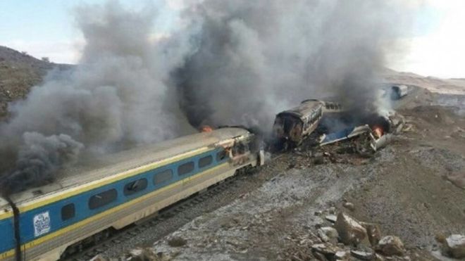Iran Train Crash in Semnan Province Cost At least 31 Lives