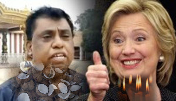 Sivajilingam Prays for Hilary’s Victory in US Presidential Race
