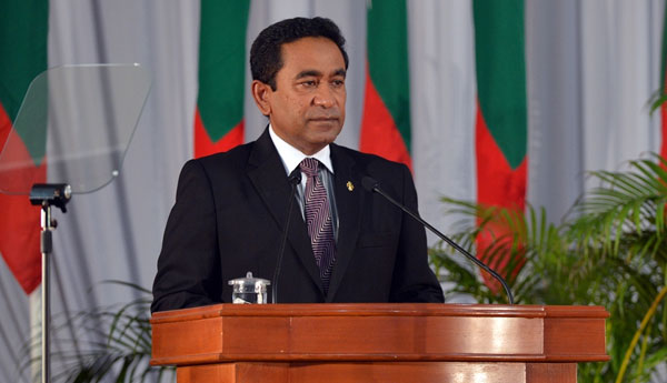 Maldivian President  Sent a Message of Condolence to President Maithripala Sirisena