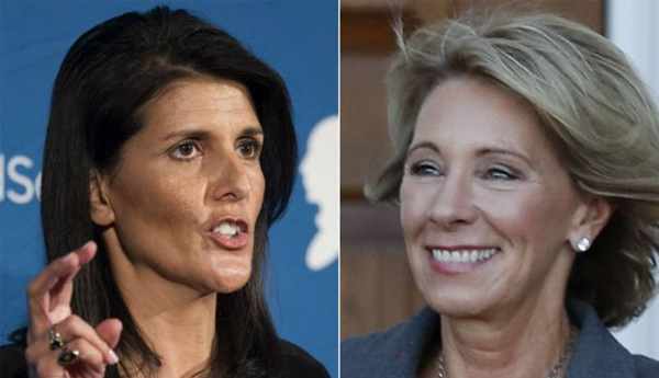 Trump Picks Nikki Haley and Betsy DeVos as first Women for Cabinet