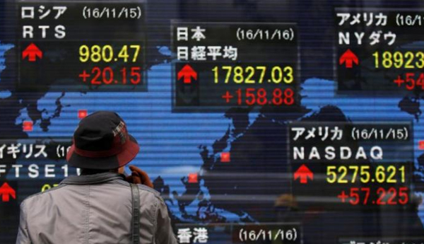 Asian Markets and Dollar Push Higher, Pound Weak on Brexit