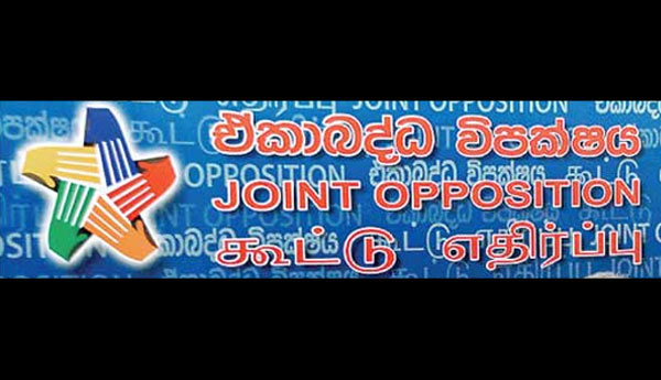 Joint Opposition MPs to Meet Today