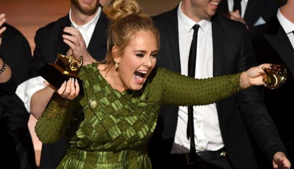 Has Adele given her Grammy to Beyonce?
