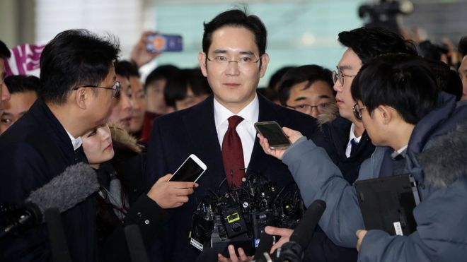 Samsung Chief Lee Jae-Yong on Trial for Bribery