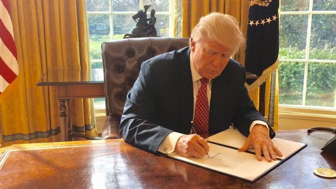 Trump Signs New Travel ban Directive