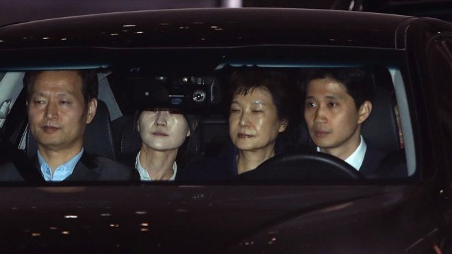 Ex-South Korean President Park Geun-hye Arrested in Corruption Probe
