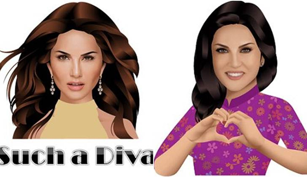 Sunny Leone launches her line of emojis called SunnyEmojis. See pics