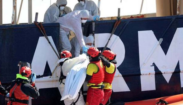 Atleast 250 People Drowned in the Mediterranean Sea