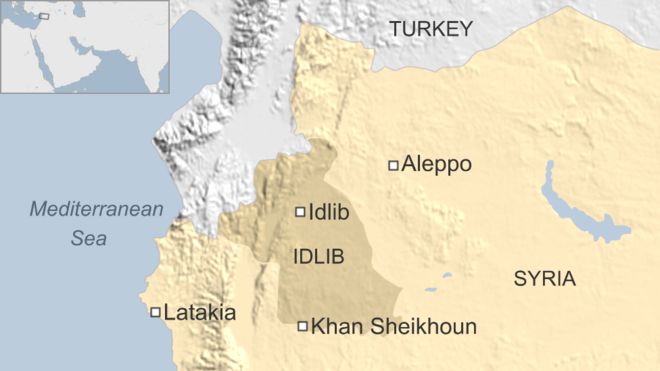 Syria conflict: ‘Chemical attack’ in Idlib kills 18