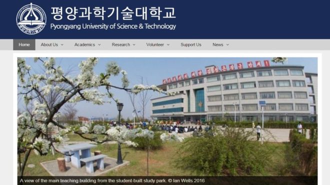 North Korean University Names detained US citizen