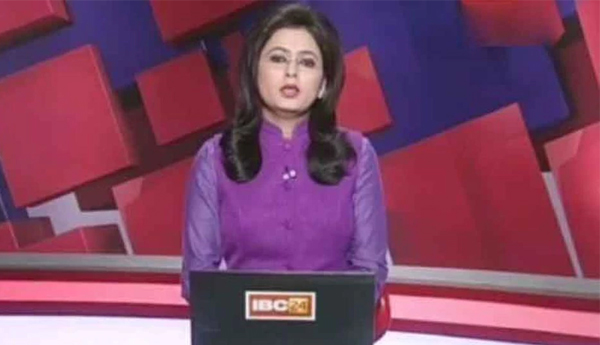 Chhattisgarh TV Anchor Reads out News of her Husband’s Death in car Accident