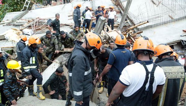 Investigations Continue  Over Wellawatte Building Collapsed