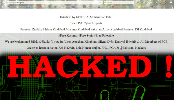 Pakistani Cyber Team Experts Attacked Galle District Secretariat website?