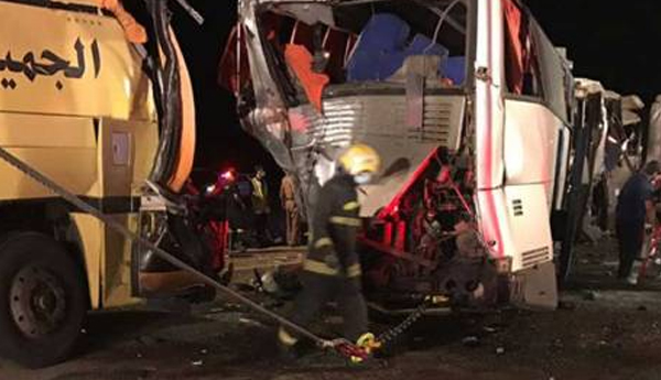 Multi-bus crash Leaves Six Dead in Saudi Arabia