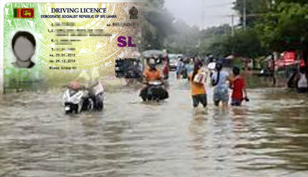Free of Charges New Driving Licence in Placed of Flood Destroyed One