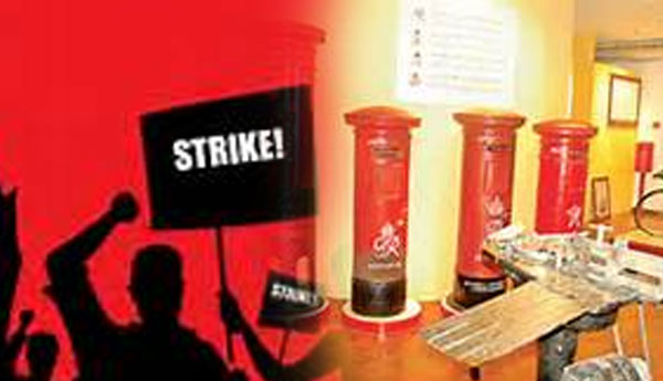 Postal Unions on Strike From Today