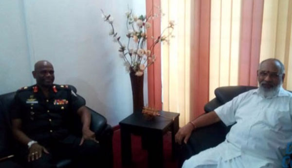 Northern Province Army Commander Met Chief Minister