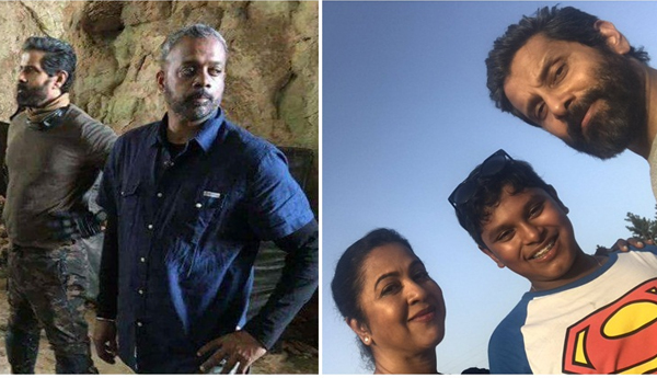 Vikram is shooting in Bulgaria for Dhruva Natchathiram. Can we expect the movie to release soon? See photos