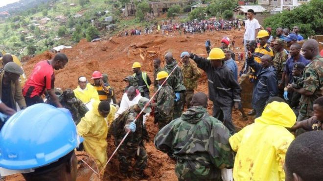 Sierra Leone Mudslide: At least 600 still Missing in Freetown