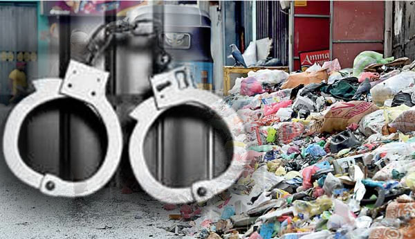 102 Garbage Dumpers Arrested in Western Province
