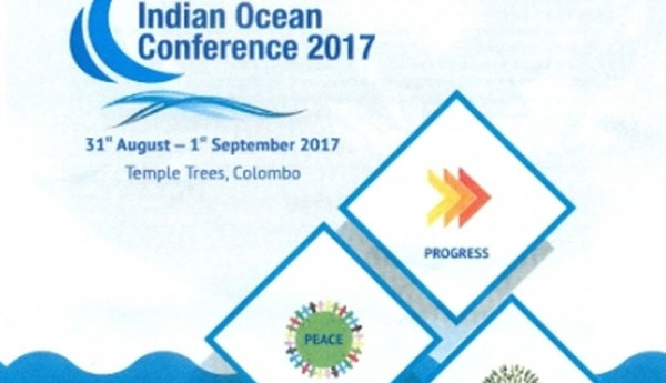 Indian Ocean Conference 2017 at Temple Trees Tomorrow 