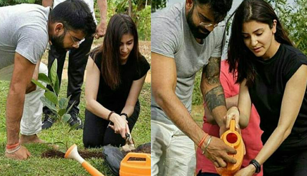 Virat Kohli and Anushka Sharma Go Environment Friendly In Sri Lanka