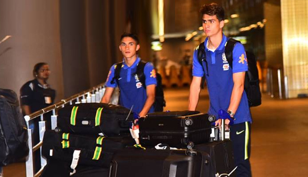 FIFA U-17 World Cup: Brazilian team arrives in Mumbai