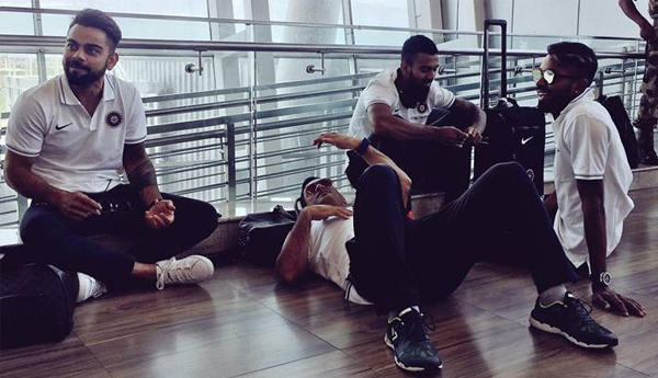MS Dhoni Relaxes On Chennai Airport Floor, Remains ‘Captain Cool’, See Pics
