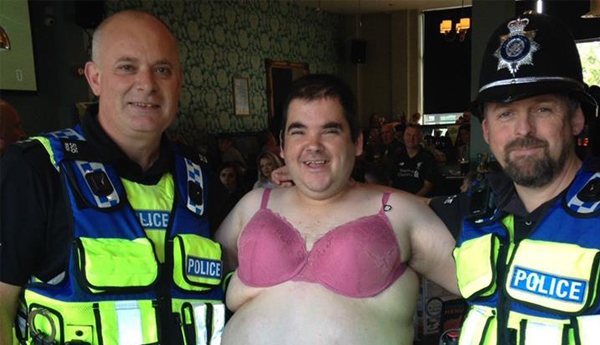 Lincoln City Fan Wears Bra to Make A Point About Security