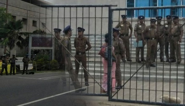 Top Security at Jaffna High Court  Today